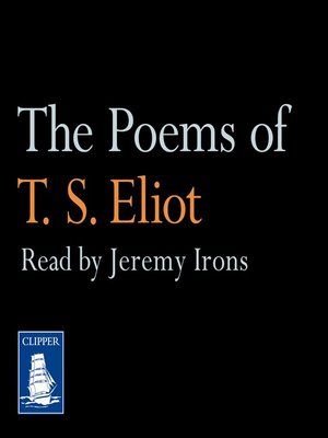 cover image of The Poems of T.S. Eliot